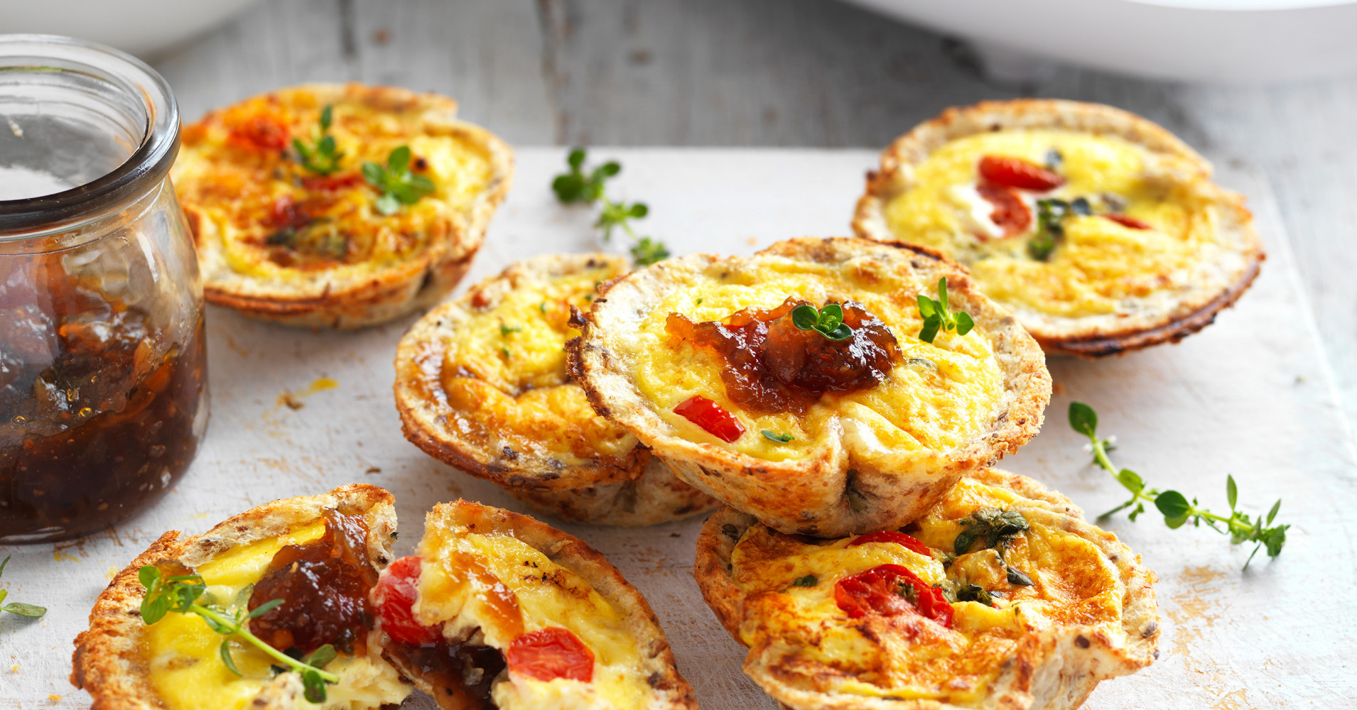 Caramelised onion, tomato and thyme pie maker tarts Recipe | myfoodbook Easy Pie Maker Caramelised o